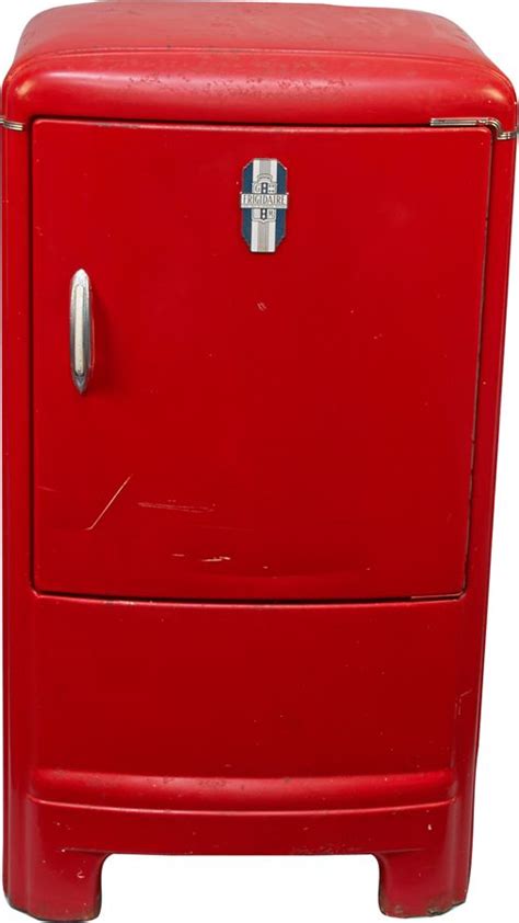 If you are getting rid of your old refrigerator or freezer, such damage is not covered under your warranty. General Motors Red Vintage Frigidaire Refrigerator