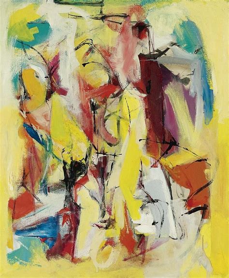 Franz Kline 1910 1962 Yellow Abstraction 1949 Modern Painting