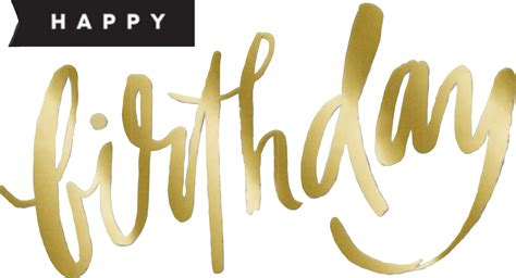 Happybirthday Happyday Birthday Celebrate Gold Words