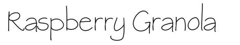 Raspberry Granola Font By Monkeyroodles Fonts Fontriver