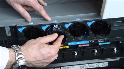 All drivers available for download have been scanned by antivirus program. Konica Minolta C224. How to install cartridges - YouTube