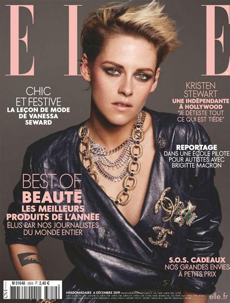 Kristen Stewart Covers ELLE Magazine France December Issue