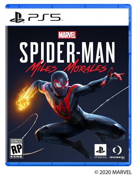 Ps5 Box Art For Spider Man Miles Morales Revealed Clean Like The Console