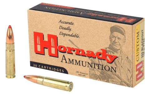 Hornady Custom Ammunition 300 Aac Blackout 135 Grain Ftx Box Of 20