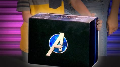 Unboxing With My Son Marvel Avengers Earths Mightiest Edition Youtube