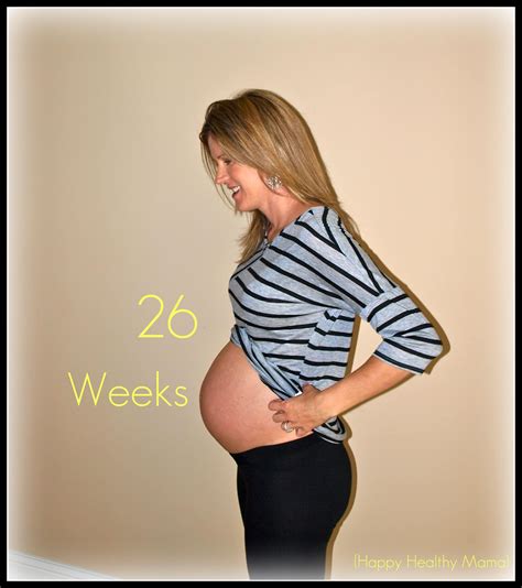 26 Weeks Pregnant Belly Pictures