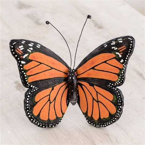 Ceramic Sculpture Monarch Butterfly Sponsored Sculpture Ad