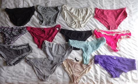 Various Worn Panties 70 For The Lot For Sale From London England 0d0