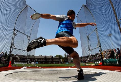 The discus throw, also known as disc throw, is a track and field event in which an athlete throws a heavy disc—called a discus—in an attempt to mark a farther distance than their competitors. The 25+ best Discus throw ideas on Pinterest | Shot put ...