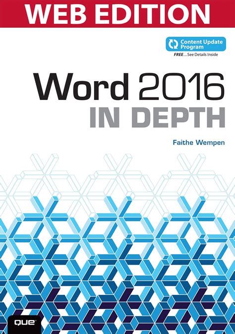 Word 2016 In Depth Web Edition With Content Update Program Informit