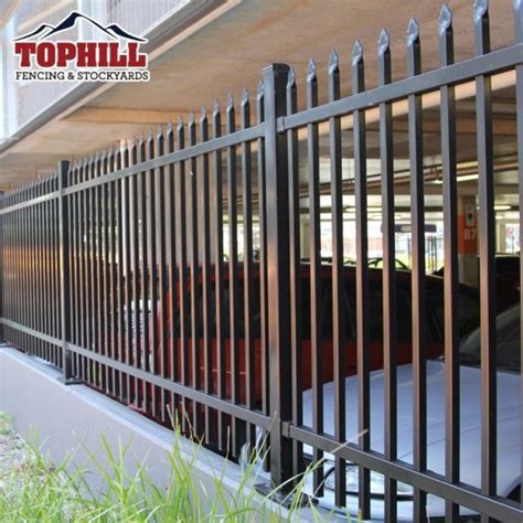 Industrial Spear Top Security Fence Panel 1800x2400 Tophill
