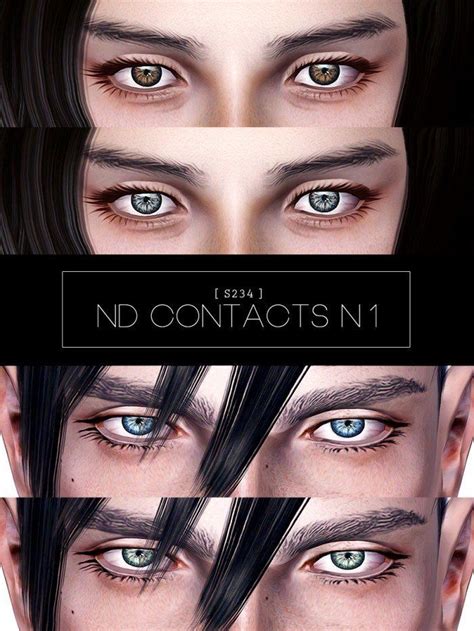 Nd Contacts N1 Sims 3 Downloads Cc Caboodle The Sims Sims Cc Sims 3
