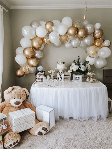 Neutral Color Boy Baby Shower Baby Shower Decorations Neutral Classy