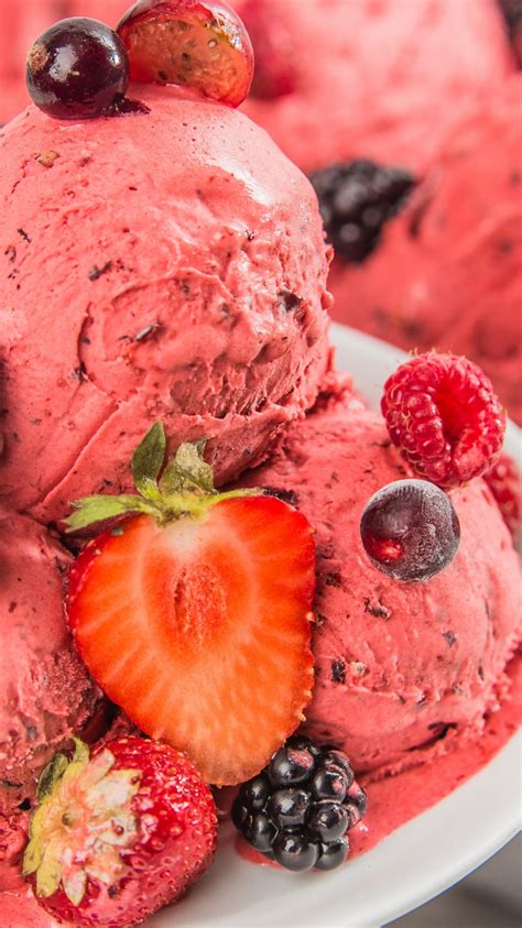 Download Wallpaper 750x1334 Summer Dessert Fruits Ice Cream Iphone