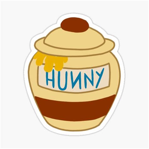 Hunny Pot Sticker For Sale By Ayang0728 Redbubble