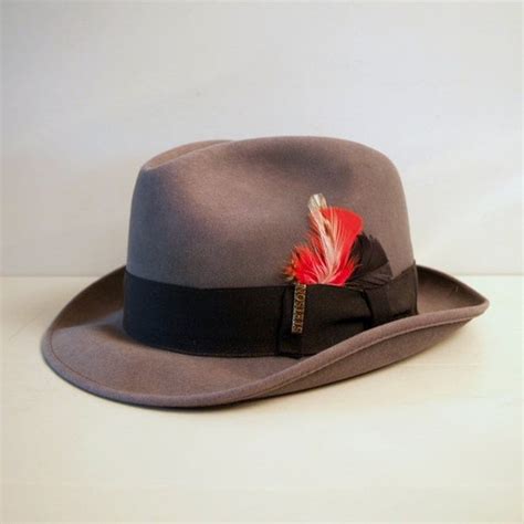Fedora Vintage Stetson Mens Hat Vintage By Acesfindsvintage