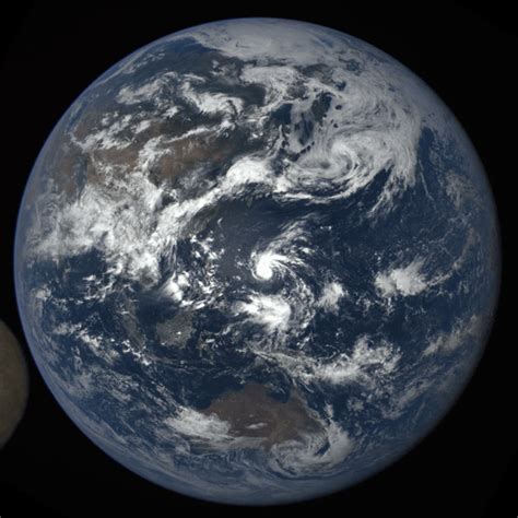 Noaa Satellite Shows Moon Crossing Face Of Earth For Second Time In A