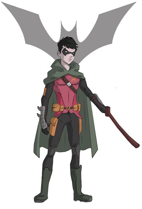 Damian Wayne Robin By Cspencey On Deviantart