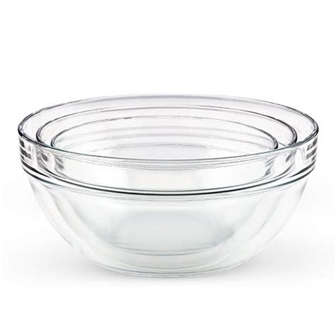 Glass Mixing Bowl Set Shop Pampered Chef Us Site