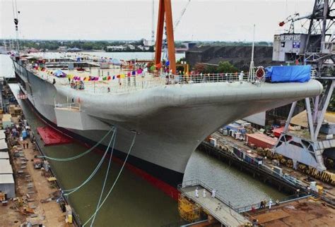 India Launches First Home Built Aircraft Carrier