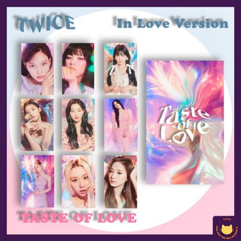 Twice Taste Of Love Unofficial Photocards Tasteoflove Nayeon Jeongyeon
