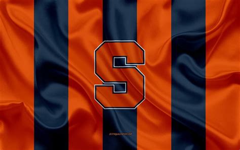 Download Wallpapers Syracuse Orange American Football Team Emblem