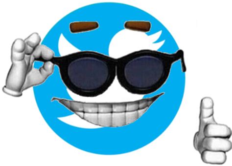 Twitter logo template Picardía Thumbs Up Emoji Man Know Your Meme
