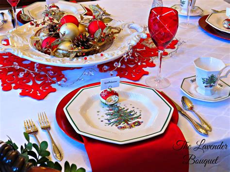 The Lavender Bouquet: SIMPLE HOLIDAY TABLESCAPE