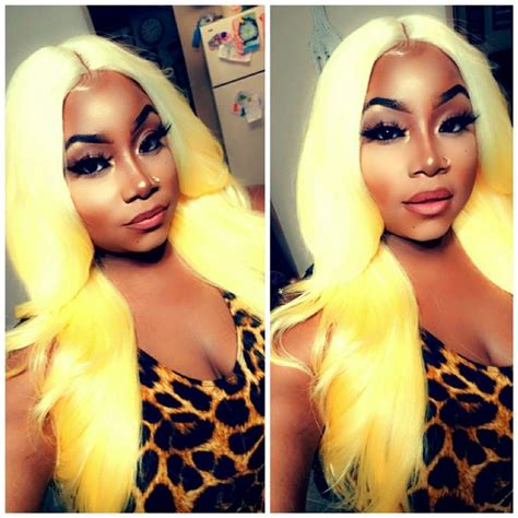 yellow hair looking like lemonade 🍋🤤🤤 yellow hair hair looks hair