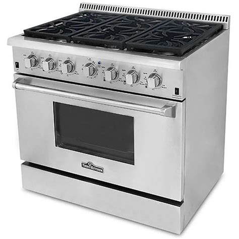 Thor Kitchen 36 Inch Freestanding Gas Range The Home Depot Canada