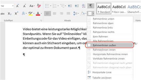 Markiere die informationen, die für die aufgabe relevant sind. In Word Rahmen um Seiten, Text und Bilder ziehen ...