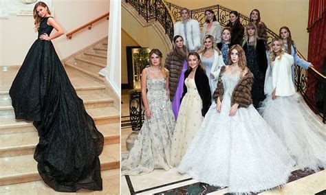 russian society beauties arrive for tatler s debutantes ball in moscow