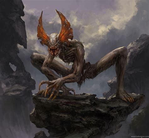 Creature Design By Dongjun Lu Creature Concept Art Dark Creatures Monster Concept Art