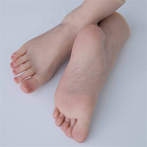 Knowu Display Silicone Female Foot Model Mannequin Lifelike Feet Left