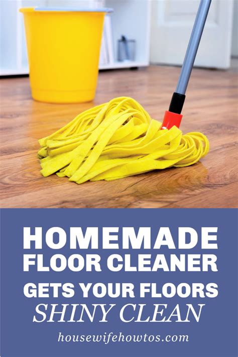 Easy Homemade Floor Cleaner Recipe For All Hard Flooring Recipe In