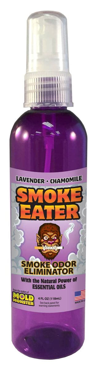 Smoke Eater Smoke Odor Remover 4 Oz Lavender Chamomile Mold Monster