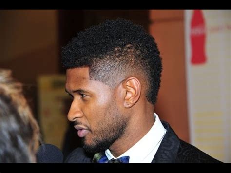 Fringe haircuts are in a class all their own. South of France | Usher Haircut Mohawk | Curl Sponge - YouTube