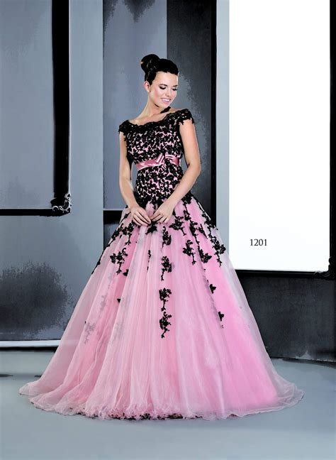 Pink Cap Sleeve Ball Gowns W Lace Darius Cordell Fashion Ltd