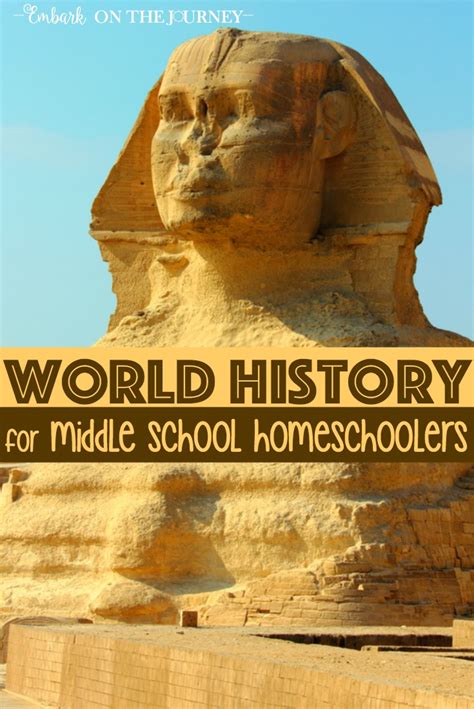 Engaging Middle School World History for Homeschoolers