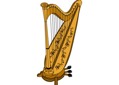 Brown Harp Clipart Png Vector Psd And Clipart With Transparent