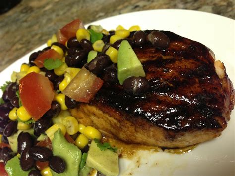 Simply Made With Love Corn Salsa Over Grilled Salmon