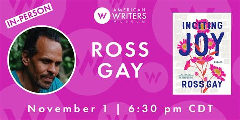 Ross Gay Inciting Joy In Person American Writers Museum Chicago 1 November 2022