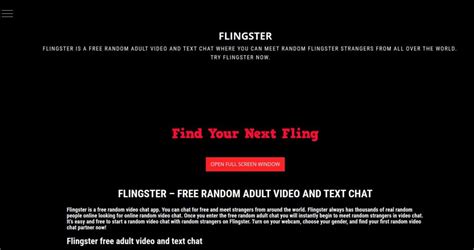 Flingster Chat Site Reviews