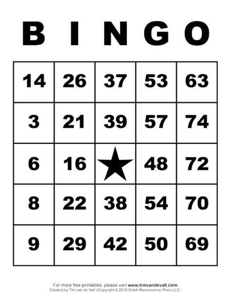 Free Printable Bingo Cards Pdf With Numbers And Tokens Tims