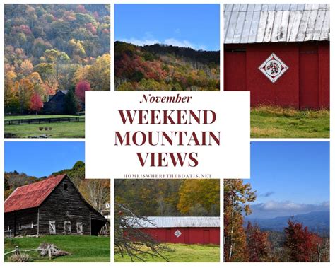 November Weekend Mountain Views Falls Last Hurrah Barns And Horses