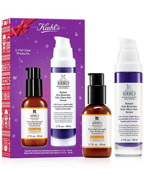 Kiehls Since 1851 2 Pc Day To Night Wrinkle Reducing Skincare Set