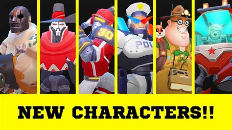 New Update ️ New Characters Frag Pro Shooter Youtube
