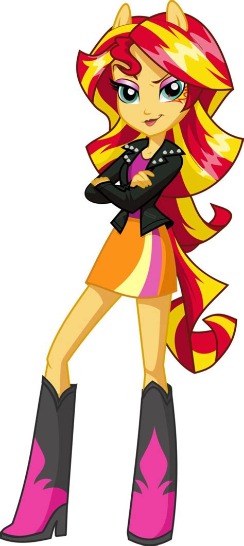 Vector Equestria Girls Box Sunset Shimmer By Will290590