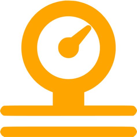 Orange Pressure Icon Free Orange Pressure Icons