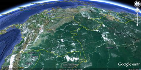 Colombia Map And Satellite Image Gambaran